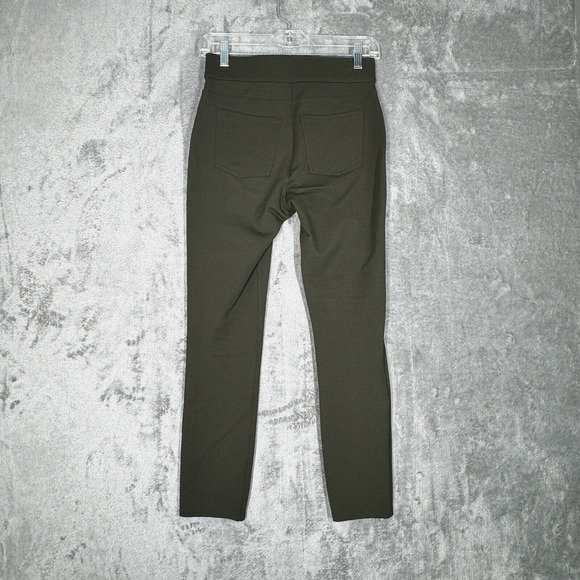 Spanx Pants Womens Small Green Shaping Tummy Control Skinny Office Preppy Casual - Picture 3 of 9